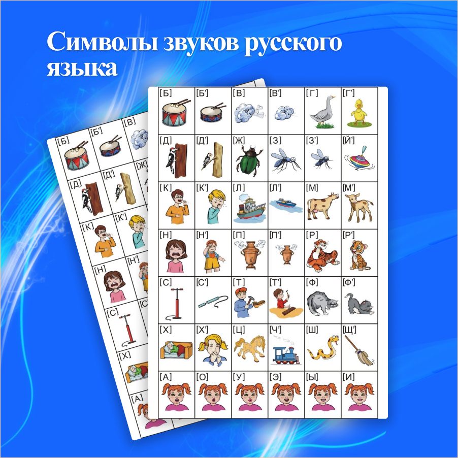 Символы звуков русского языка